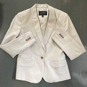 Banana Republic Size 4 Khaki Suit Blazer Jacket